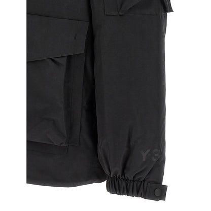 Y-3 Black Recycled Polyester Shell Jacket
