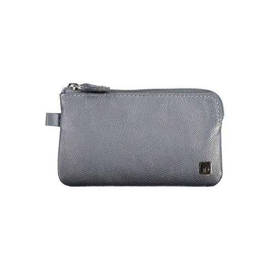 Blue Leather Wallet Sergio Tacchini
