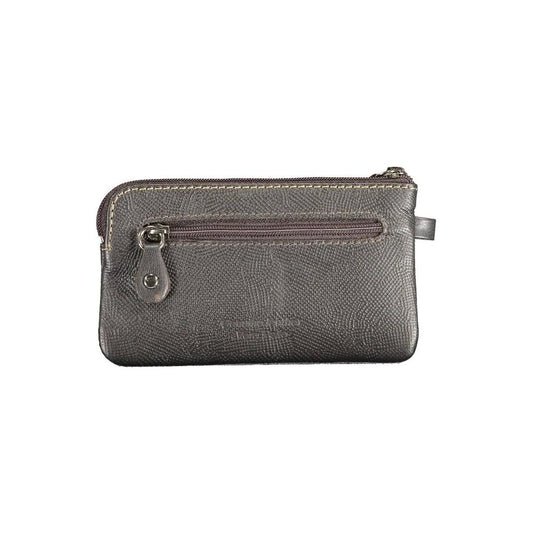Brown Leather Wallet Sergio Tacchini
