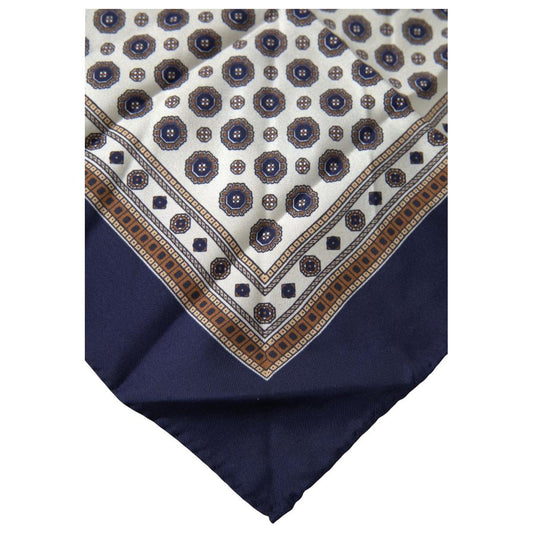 Dolce & Gabbana | Multicolor Patterned Square Handkerchief Scarf| McRichard Designer Brands   
