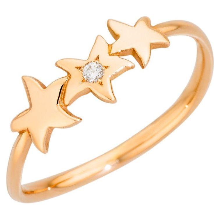 ANELLI DODO MOD. DAC1008STAR3DB09R54 DESIGNER FASHION JEWELLERY DODO