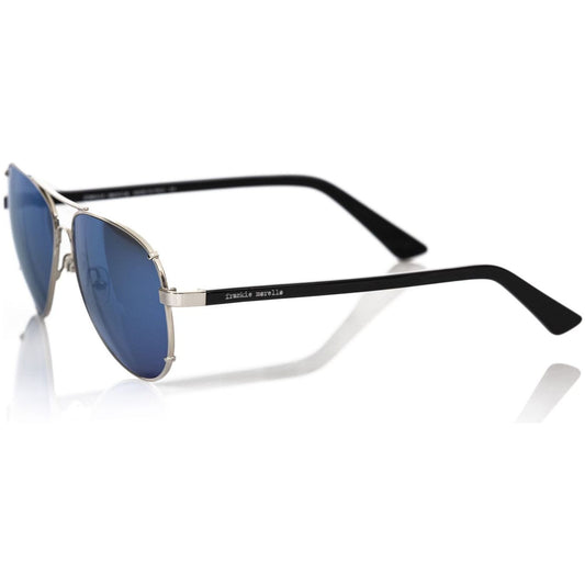 Frankie Morello | Silver Metallic Fibre Sunglasses| McRichard Designer Brands   